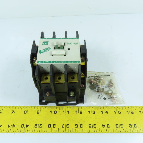 LG SMC-50P 50A 3-Pole Magnetic Contactor 600V
