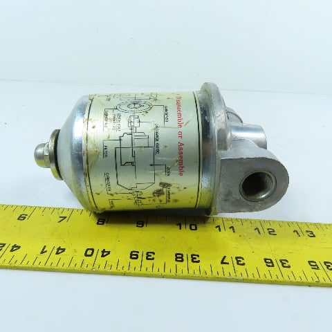 Hals Lube HD-FILTER Lube System Drain Filter 3/8" NPT In/Out