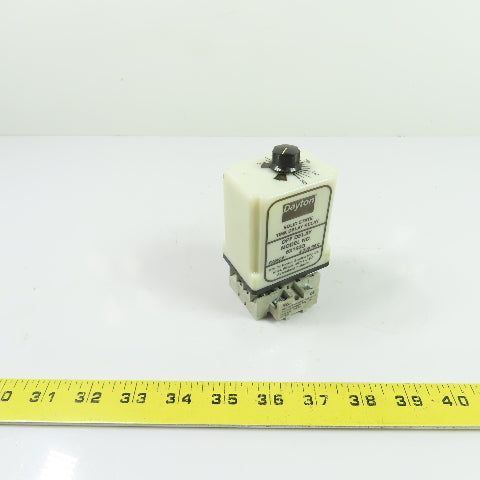 Dayton 6X155G Solid State Time Delay Relay 3-300 Sec 120/240V