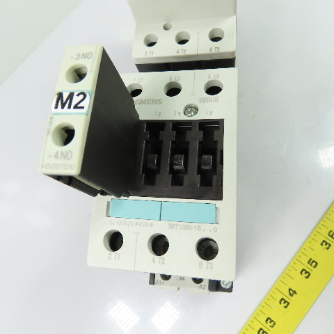 Siemens 3RT1035-1B40 3RV1031-4EA10 32A 3-Pole Manual Motor Starter Combo 690V