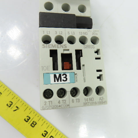 Siemens 3RT1016-1BB41 3RV1021-1JA10 7-10A Motor Starter Protector 24V Coil 690V
