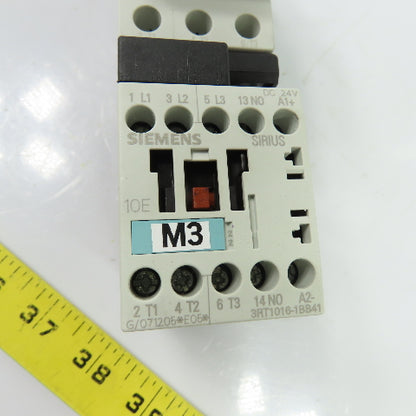 Siemens 3RT1016-1BB41 3RV1021-1JA10 7-10A Motor Starter Protector 24V Coil 690V