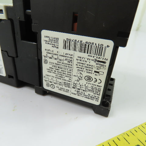 Siemens 3RT1016-1BB41 3RV1021-1JA10 7-10A Motor Starter Protector 24V Coil 690V