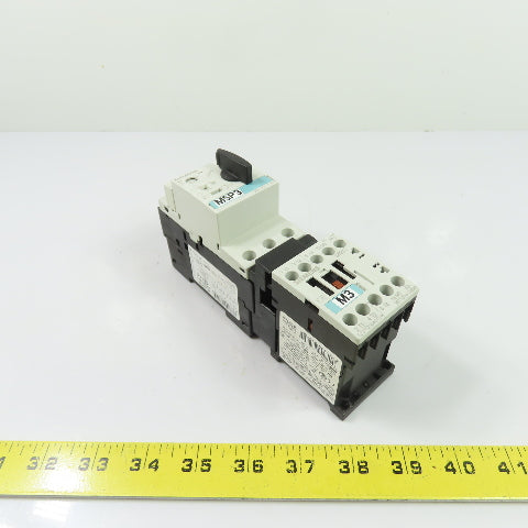 Siemens 3RT1016-1BB41 3RV1021-1JA10 7-10A Motor Starter Protector 24V Coil 690V