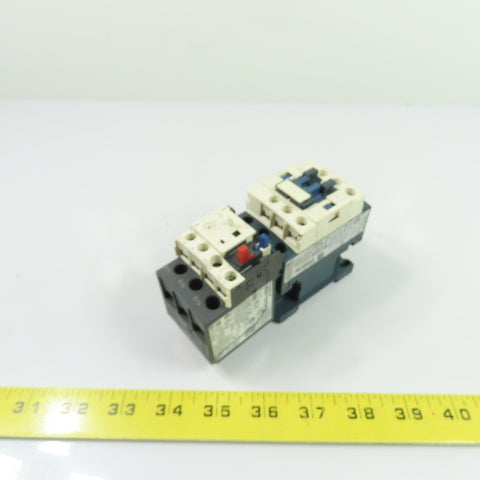 Schneider Electric LC1D12 3-Pole IEC Contactor w/ LRD10 Overload Relay 690V