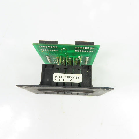 Red Lion TSW0A400 4-Digit BCD Thumbwheel Switch w/ Terminal Block