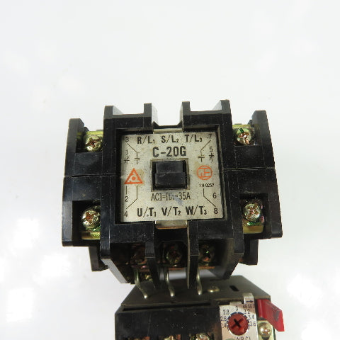 Taian C-20G 35A 3-Pole Magnetic Contactor W/RH-18/3M Overload Relay 660V