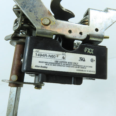 Allen-Bradley 1494R-N60 60A 3-Pole Rotary Disconnect Switch Mechanism 600VAC