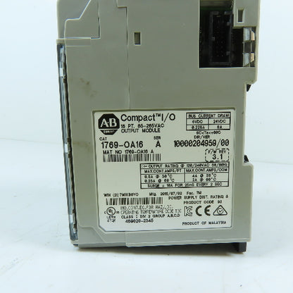 Allen-Bradley 1769-OA16 16-Point AC Output Module 115/230VAC