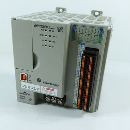 Allen-Bradley PN-92014 1769-L24ER-QB1B CompactLogix 5370 PLC Controller 24VDC