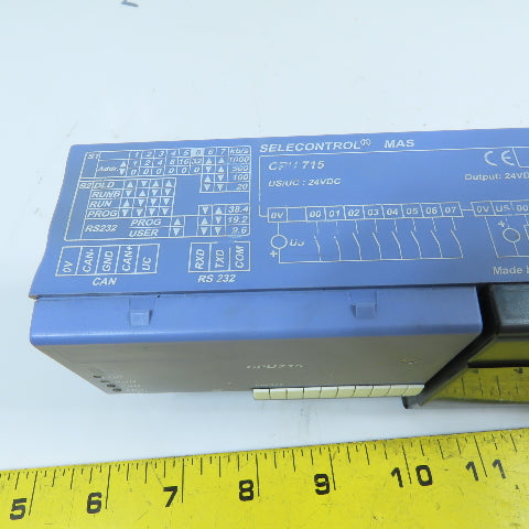 Selectron 412.0041 CPU715 PLC CPU Controller Digital I/O Expansion Modules 24VDC