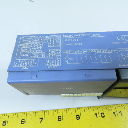 Selectron 412.0041 CPU715 PLC CPU Controller Digital I/O Expansion Modules 24VDC