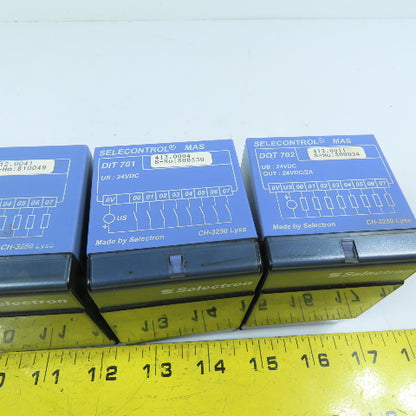 Selectron 412.0041 CPU715 PLC CPU Controller Digital I/O Expansion Modules 24VDC