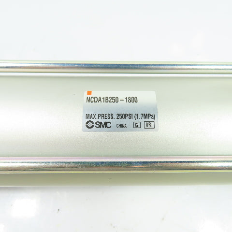SMC NCDA1B250-1800 2-1/2" Bore x 18" Stroke Tie Rod Air Cylinder 250PSI