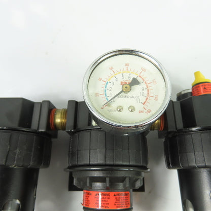 Parker 16A3C0009 Pneumatic Air Filter Regulator Lubricator 150PSI 1/2" NPT