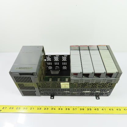 Allen-Bradley 1746-A7 SLC 500 Ser B 7-Slot Chassis Rack W/ 1746-P2 Power Supply