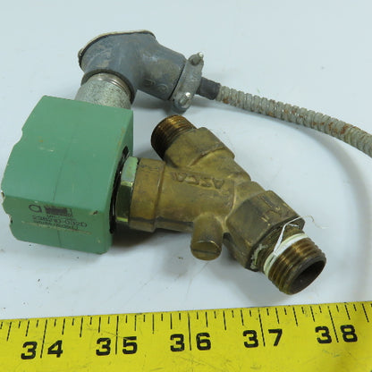 ASCO 238210-032D 8030G16 1/2" NPT Normally Closed Solenoid Shutoff Valve 120V