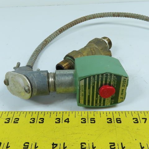 ASCO 238210-032D 8030G16 1/2" NPT Normally Closed Solenoid Shutoff Valve 120V