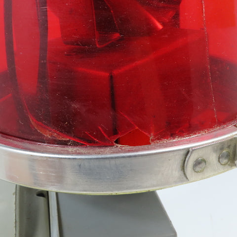 Edwards 874-N5 52-R Rotating Red Beacon & Audible Horn Combination Signal 120V