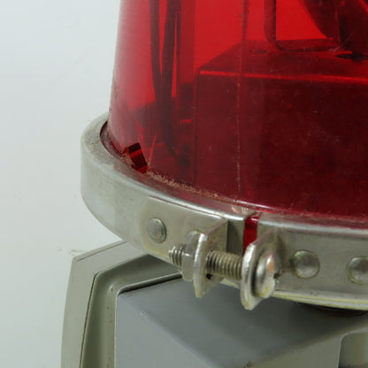 Edwards 874-N5 52-R Rotating Red Beacon & Audible Horn Combination Signal 120V