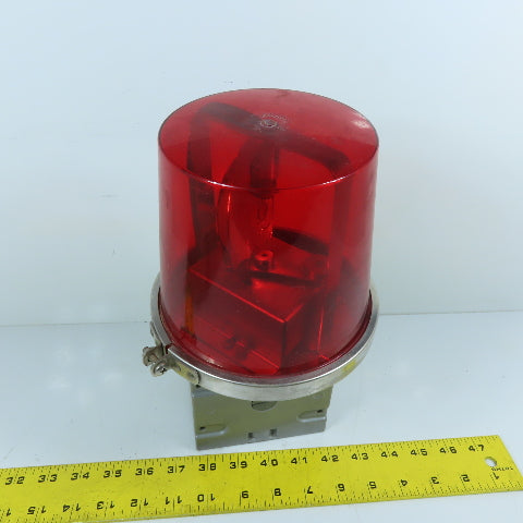 Edwards 874-N5 52-R Rotating Red Beacon & Audible Horn Combination Signal 120V
