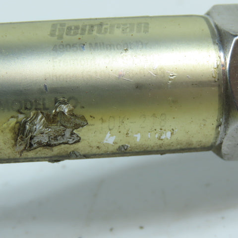 Gentran 10K-218 10,000 PSI Melt Pressure Transducer 6-Pin Connector
