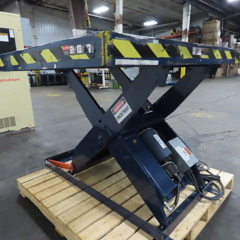 1.5 Ton* 3000lb 48" x 48" Electric Scissor Lift Table 115V 1Ph 45.5" Max