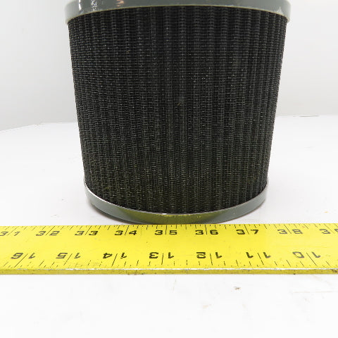 4" Cylindrical Pleated Air Intake Filter Element w/Flange Mount