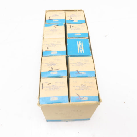 Leviton 5504-1 15A 4-Way AC Quiet Toggle Switch Ivory 120/277V NOS Lot Of 10