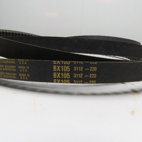 Carlisle 3112-220 BX105 Cogged V-Belt NOS Lot Of 3