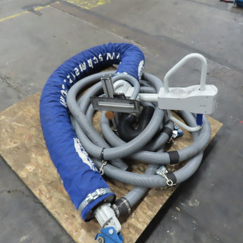 Schmalz Jumbo Ergo 65kg Vacuum Tube Lifter System 3Ph W/ Gorbel Jib Crane