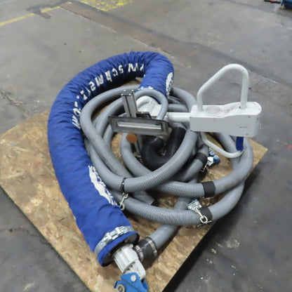 Schmalz Jumbo Ergo 65kg Vacuum Tube Lifter System 3Ph W/ Gorbel Jib Crane