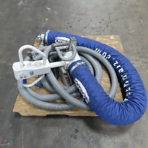 Schmalz Jumbo Ergo 65kg Vacuum Tube Lifter System 3Ph W/ Gorbel Jib Crane