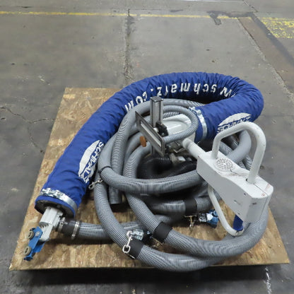 Schmalz Jumbo Ergo 65kg Vacuum Tube Lifter System 3Ph W/ Gorbel Jib Crane