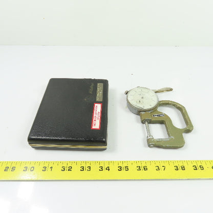 Mitutoyo 2416 7304 Dial Thickness Gage .001-1.000" Flat Anvil