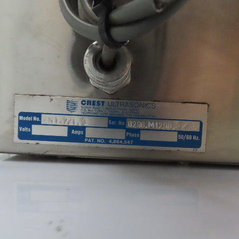 Crest Ultrasonics 4NT-721-3 Ultrasonic Cleaning Tank 21"x 7"x 7" Inside
