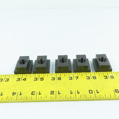 16mm Slot Size T-Slot Nut M12x1.75 Thread 25mm Wide 16mm Tall Lot Of 5