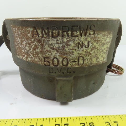 Andrews 500-D 5" Female Cam & Groove Coupler x Female NPT Fitting
