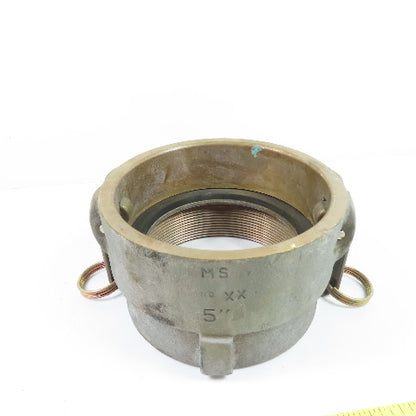 Andrews 500-D 5" Female Cam & Groove Coupler x Female NPT Fitting
