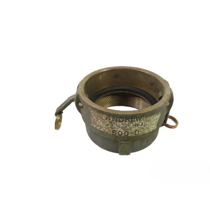 Andrews 500-D 5" Female Cam & Groove Coupler x Female NPT Fitting