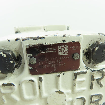 White Drive Products 200125A1110AAAAA Hydraulic Roller Stator Motor 1" Shaft