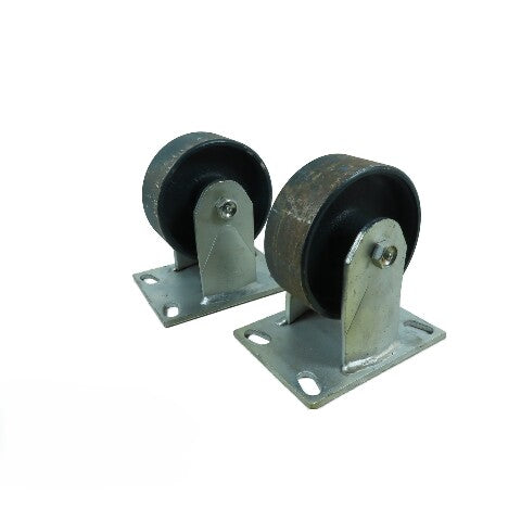 Colson 5" x 2" Rigid Plate Caster Steel Wheel Lot Of 2