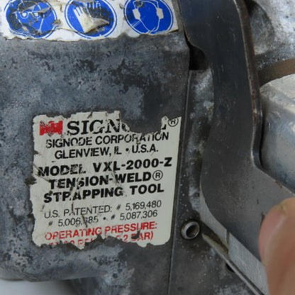 Signode VXL-2000-Z Pneumatic Tension-Weld Strapping Banding Tool