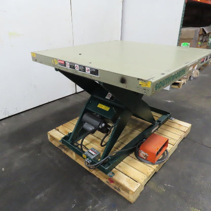 Southworth LS4-36 2-Ton 4000LB 48" x 48" Scissor Lift Table 115V 1Ph 43" Lift