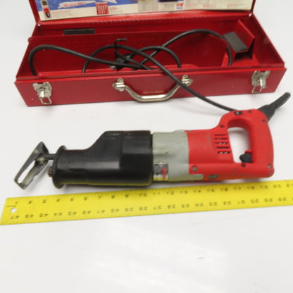 Milwaukee 6527 Super Sawzall Reciprocating Saw 9.5A 120V With Metal Case