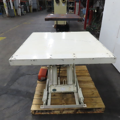 Southworth LS4-36 2-Ton 4000LB 48" x 48" Scissor Lift Table 115V 1Ph 43" Lift