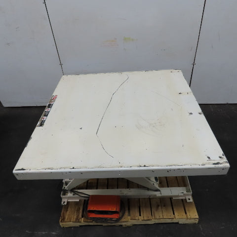 Southworth LS4-36 2-Ton 4000LB 48" x 48" Scissor Lift Table 115V 1Ph 43" Lift