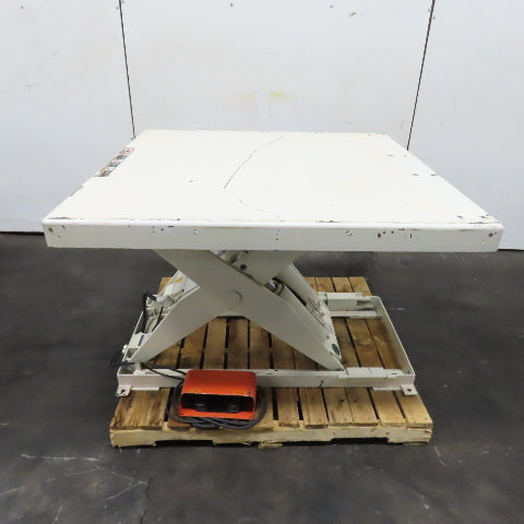 Southworth LS4-36 2-Ton 4000LB 48" x 48" Scissor Lift Table 115V 1Ph 43" Lift