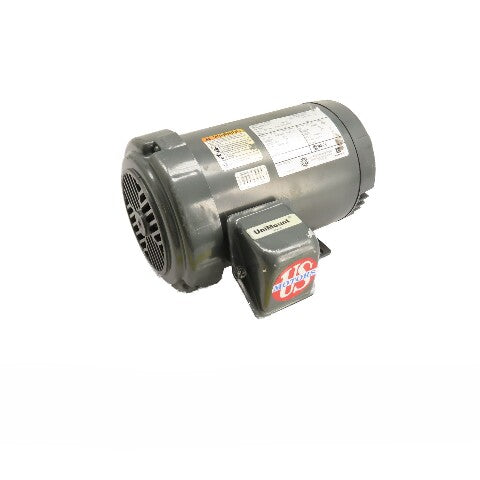 US Motors U3S1AFC F025 3HP AC Electric Motor 208-230/460V 3Ph 56C Frame 3460RPM