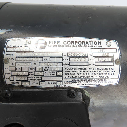 Fife Leeson C6T17NC152C 1HP AC Electric Motor 230/460V 3Ph 56CFC Frame